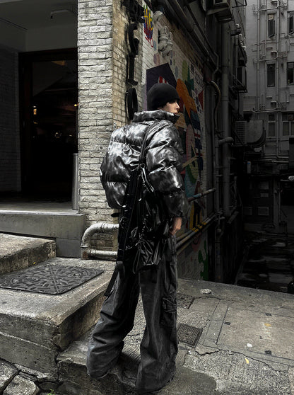 Dark Charcoal Metal Gray + Semi-Crop Banding Padding