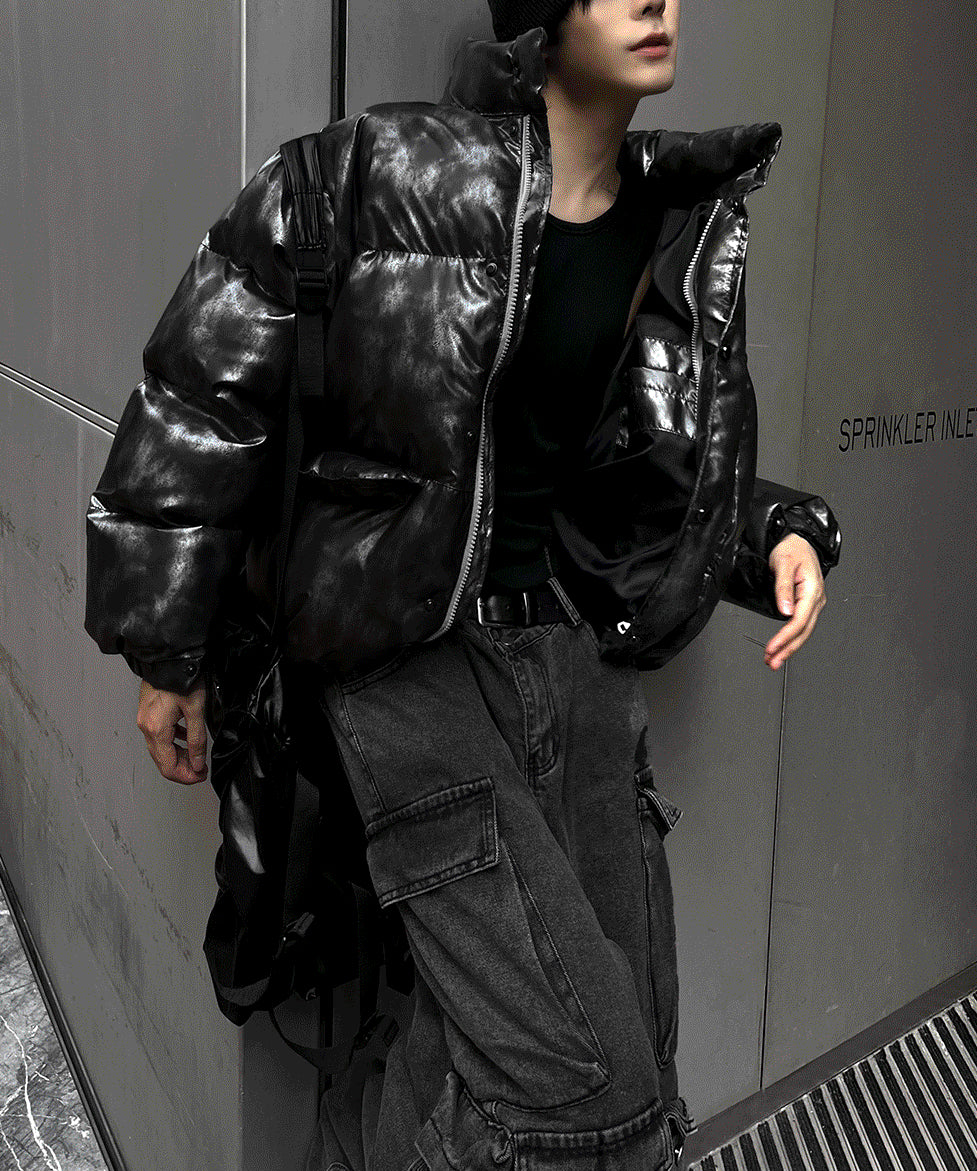 Dark Charcoal Metal Gray + Semi-Crop Banding Padding