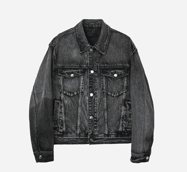 contemble snow denim jacket