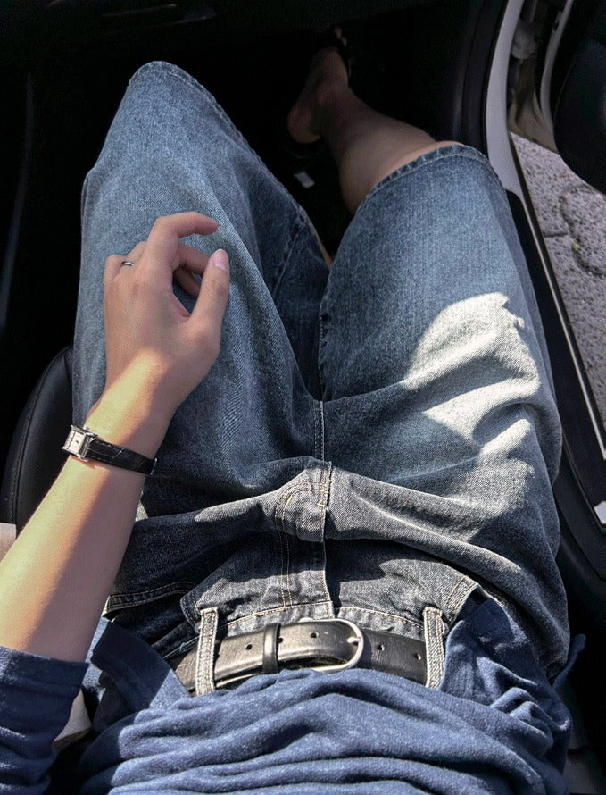 Wide Bermuda Denim
