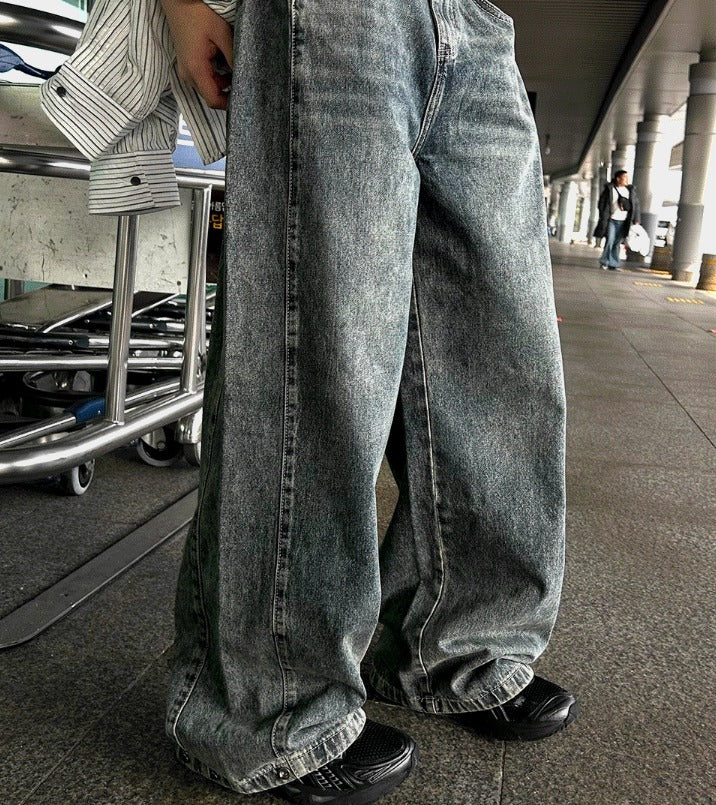 Nars Two Way Balloon Fit Folding Pintuck Denim Pants