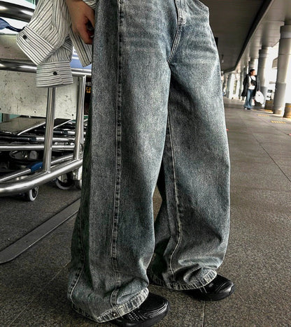 Nars Two Way Balloon Fit Folding Pintuck Denim Pants