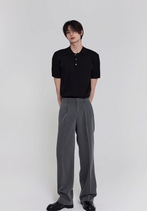 Tension Semi-Long Slacks