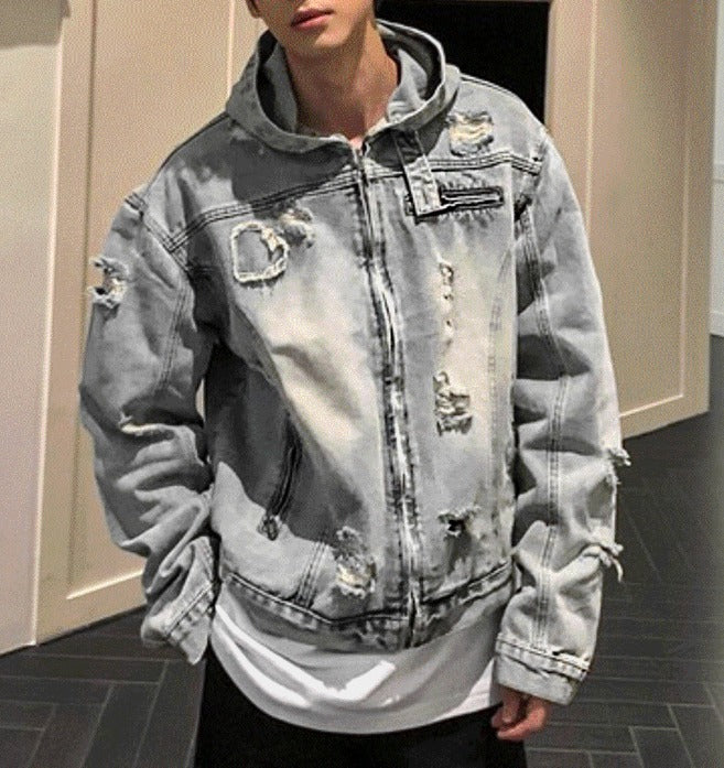 Cray Denim Hooded Jacket