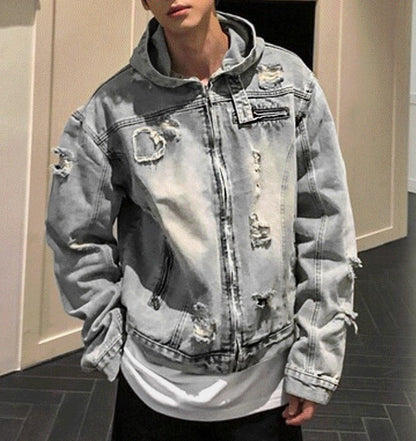 Cray Denim Hooded Jacket
