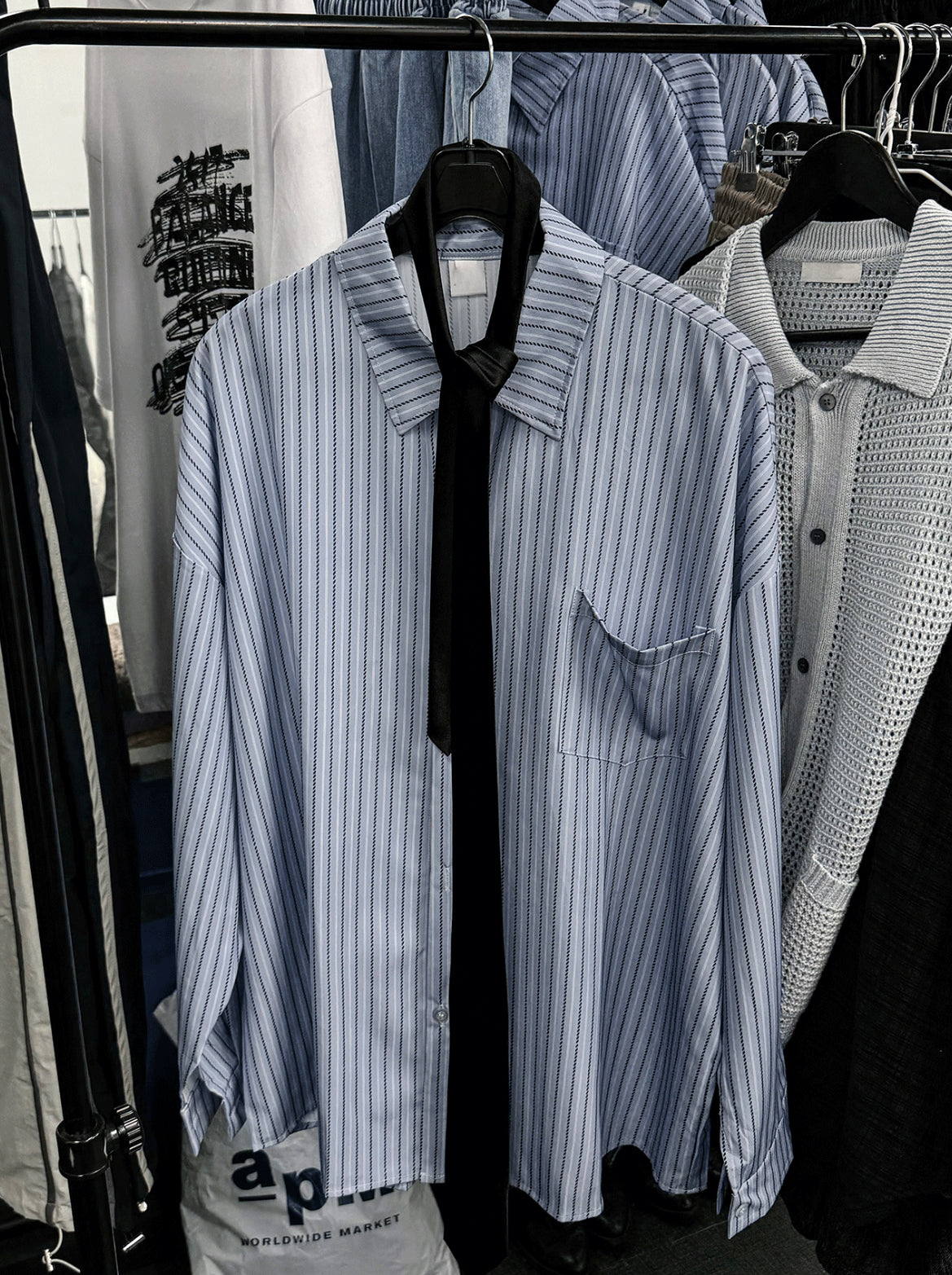 Dope Loose Fit Striped Shirt
