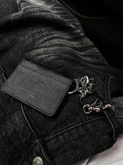 Vintage Wallet Keyring