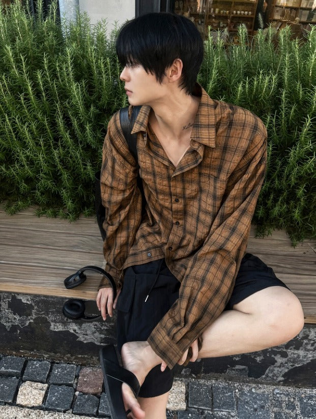 Oasis Wrinkled Check Shirt