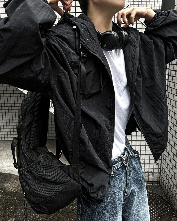Gorpcore Hooded Windbreaker
