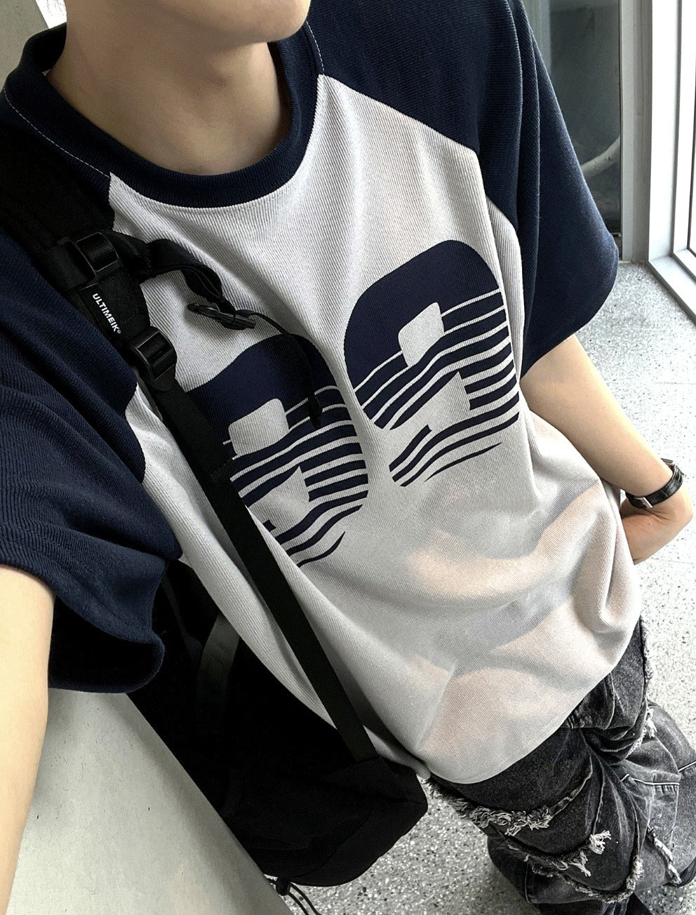 99 Raglan Short Sleeve Knit