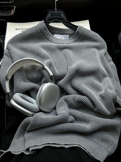 Dominic Pigment Round Neck Short Sleeve Knit