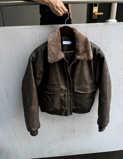 Celine Wool Leather Mustang