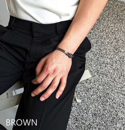 Twist Leather Bracelet