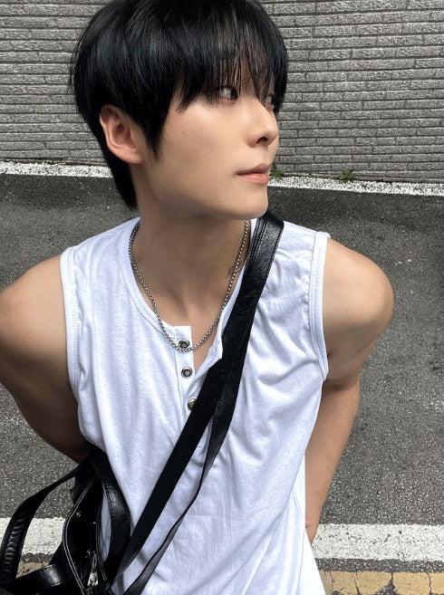 urban henly-neck sleeveless shirt