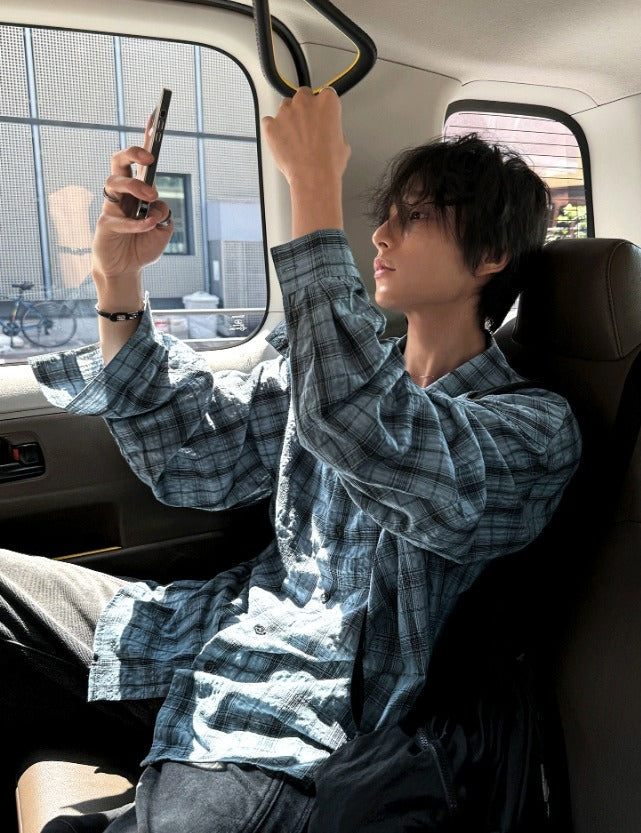 Aron Linkle checkered shirt