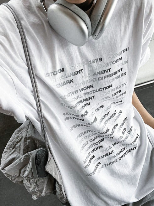 Silver Cord List Short Sleeve Tee
