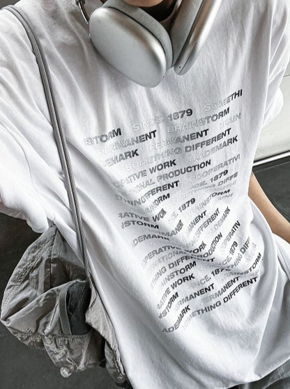 Silver Cord List Short Sleeve Tee