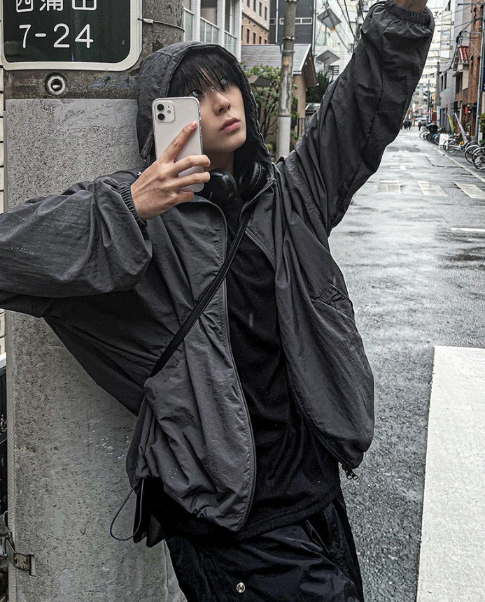 Gorpcore Hooded Windbreaker