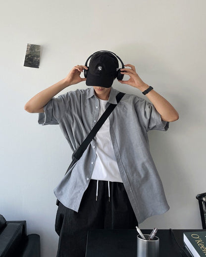 Lewe Oxford Short Sleeve Shirt + Pocket Ver.