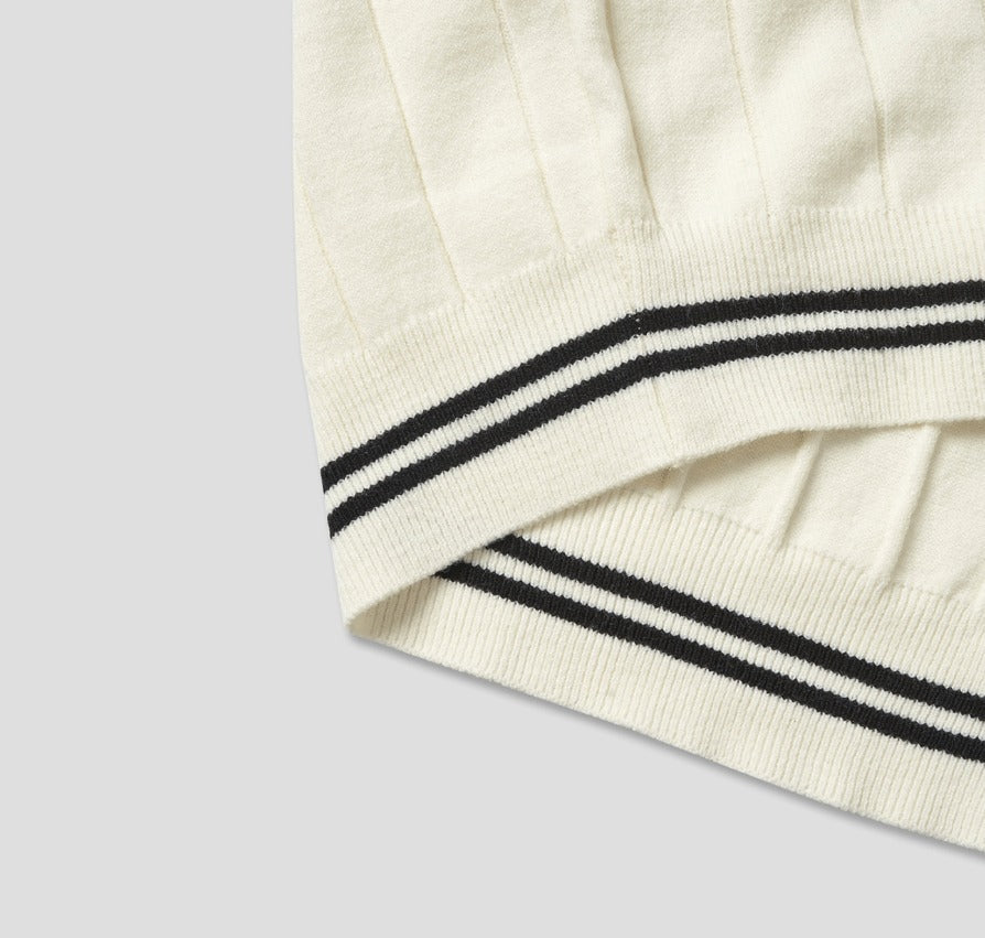 Magnum Henley Neck Short-Sleeved Knitwear