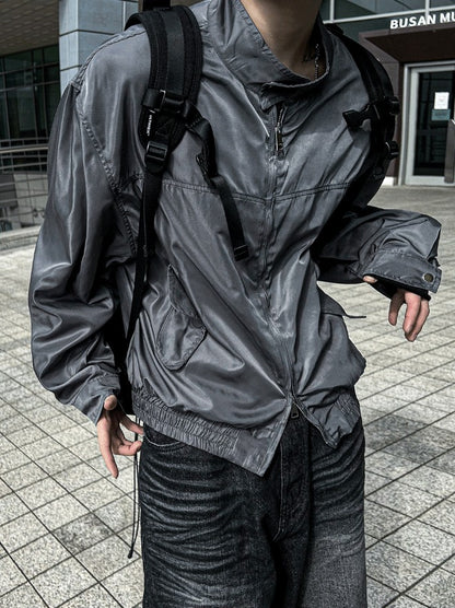 perry biker windbreaker jacket