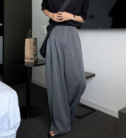 Maison Two-Tuck Back-Banding Slacks