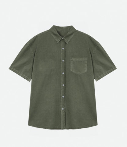 Riverten Pigment Oversize Short Sleeve Shirt