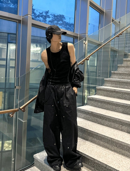 Cotton Carpenter Pants