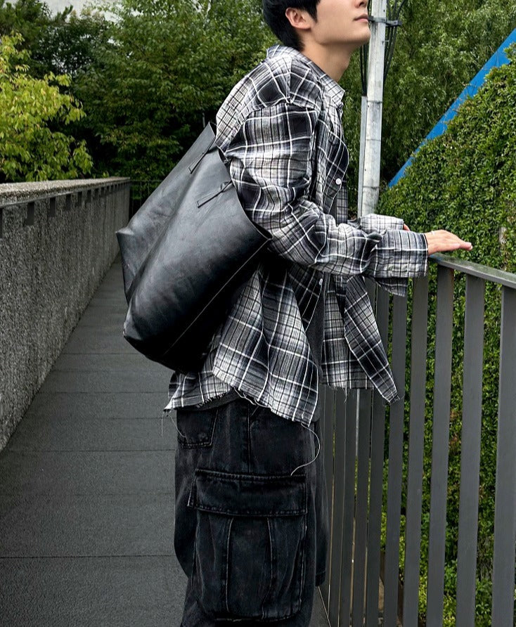 summer check board cutting shirts