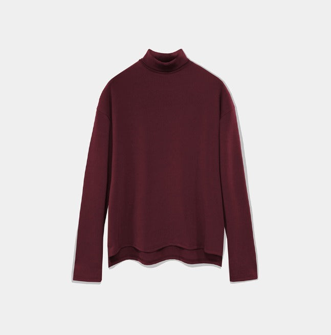 Stretch Basic Warmer Turtleneck Tee