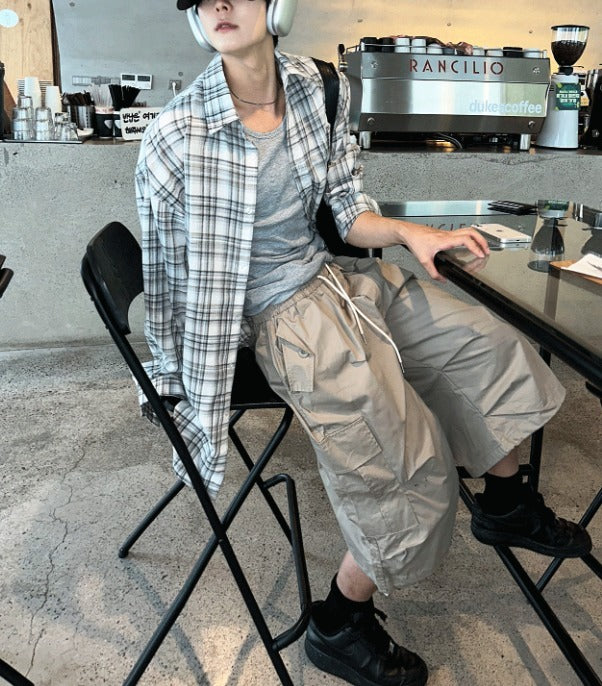 Delu Gradation Check Overshirt