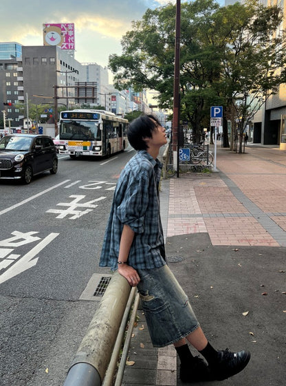 Aron Linkle checkered shirt