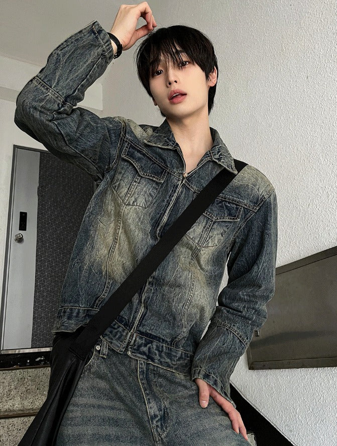 Plang Washing Denim Jacket (Long Sleeve VER)