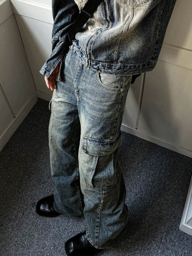 Plang Real Washing Cargo Denim