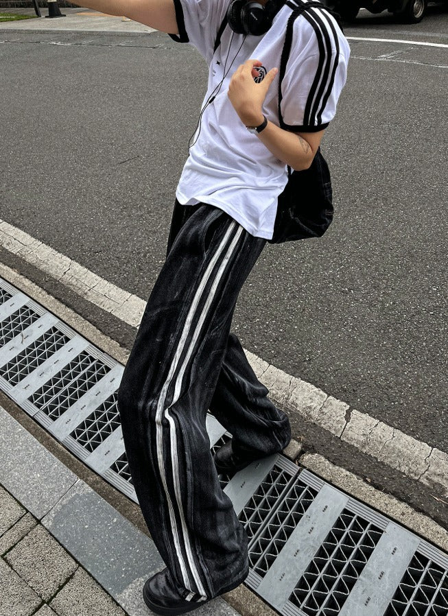 mud track wide pants