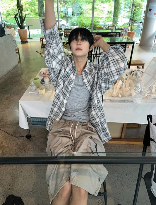 Delu Gradation Check Overshirt
