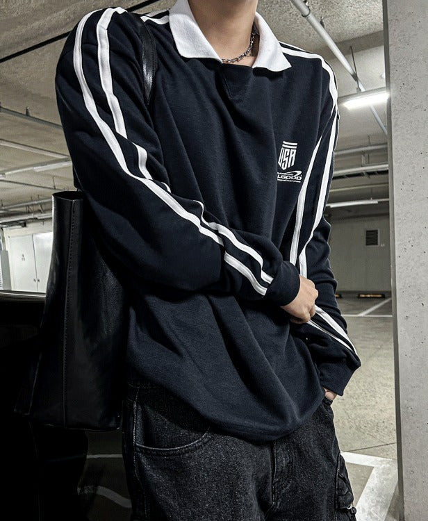 Arc Track Collar T-Shirt