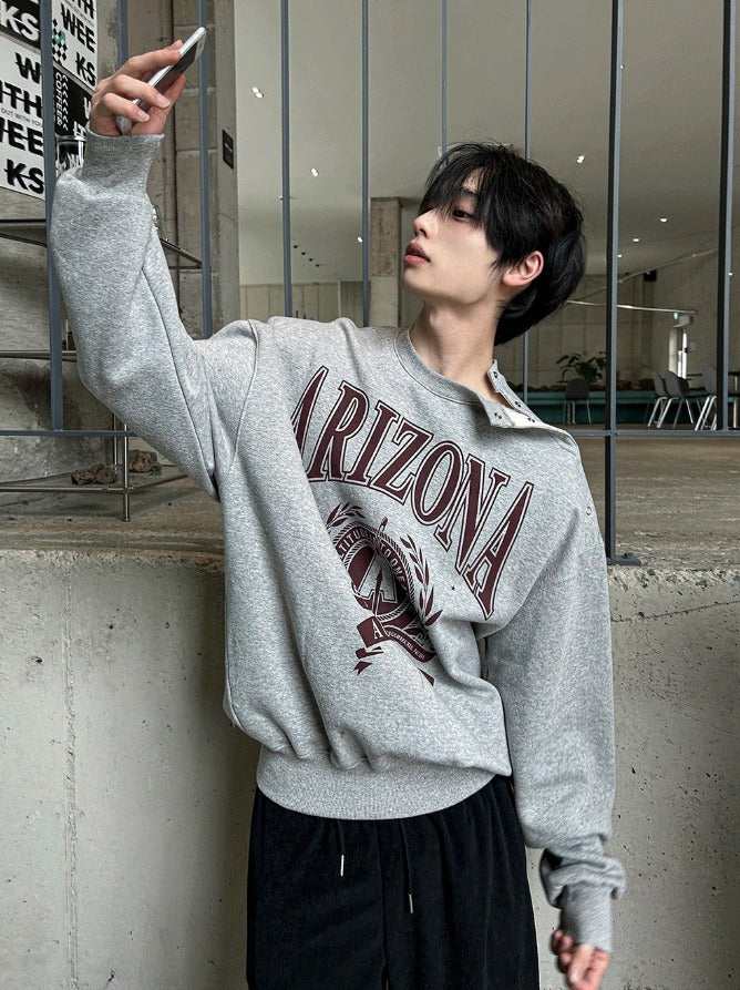 Open 5 Button washing sweat