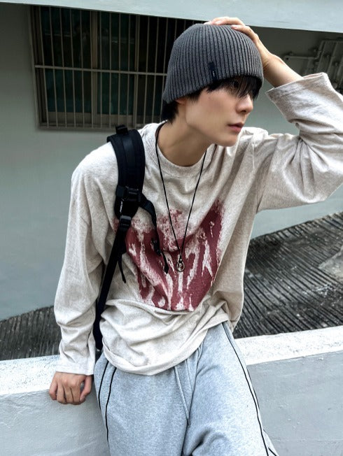 Loose-Fit Sweatshirt Tee