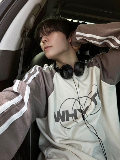 Farondie Velvet Track Raglan T-shirt