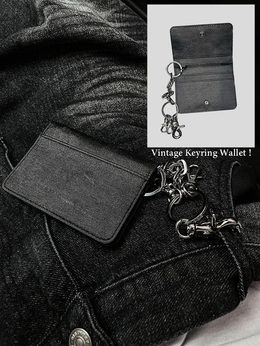 Vintage Wallet Keyring