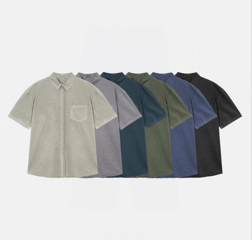 Riverten Pigment Oversize Short Sleeve Shirt