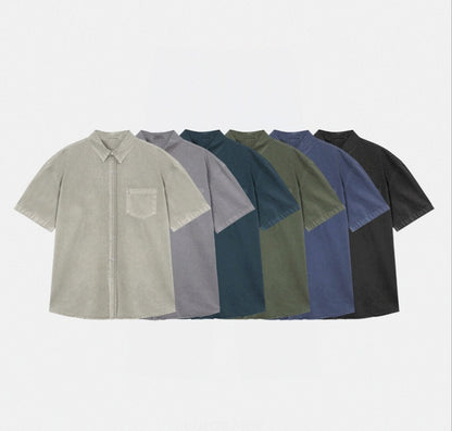 Riverten Pigment Oversize Short Sleeve Shirt