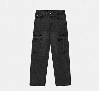 Real Washed Cargo Denim