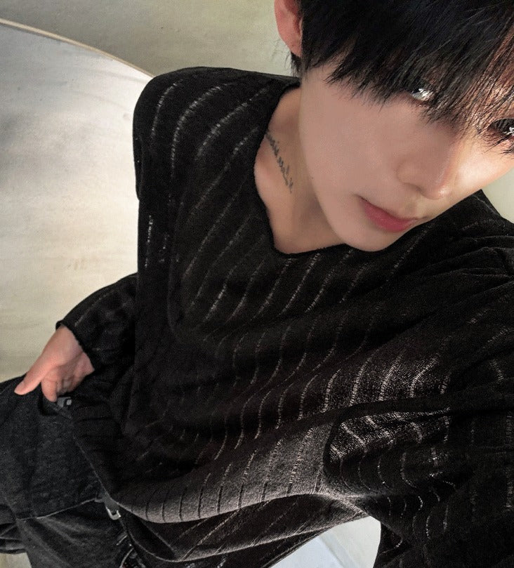 Acubi Summer Sleeve Ribbed Knit