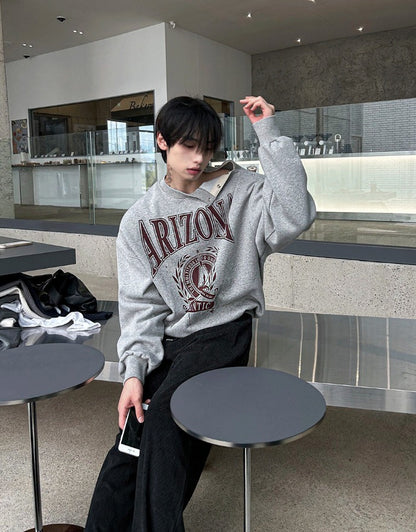 Open 5 Button washing sweat