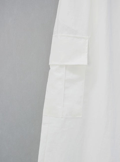 nylon cargo string pants