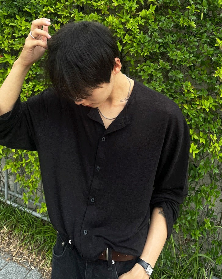 Acid Linen Cardigan