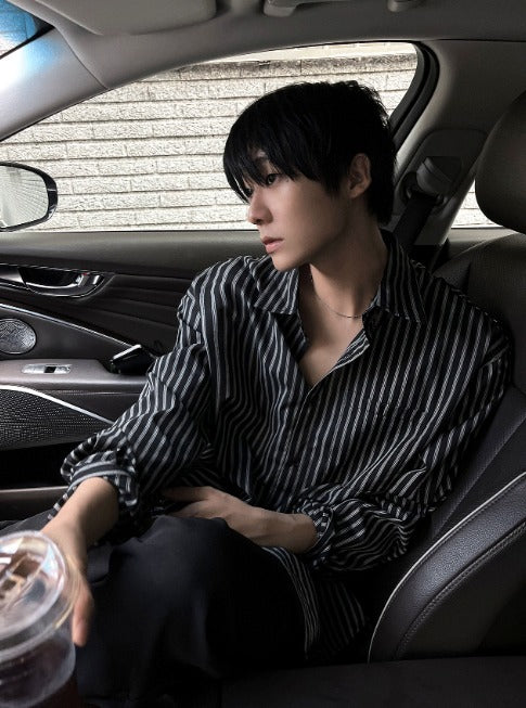 Oasis Stripe Satin Shirt