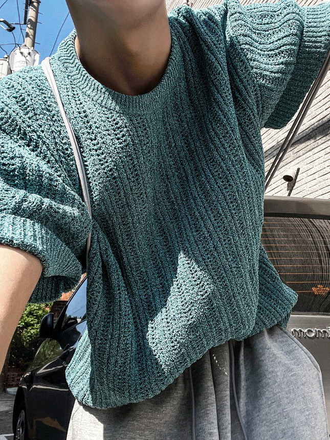 Fascale Buccle Scarlet Round Knitwear
